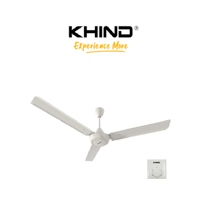 KHIND CEILING FAN CF618 WHITE 60inch