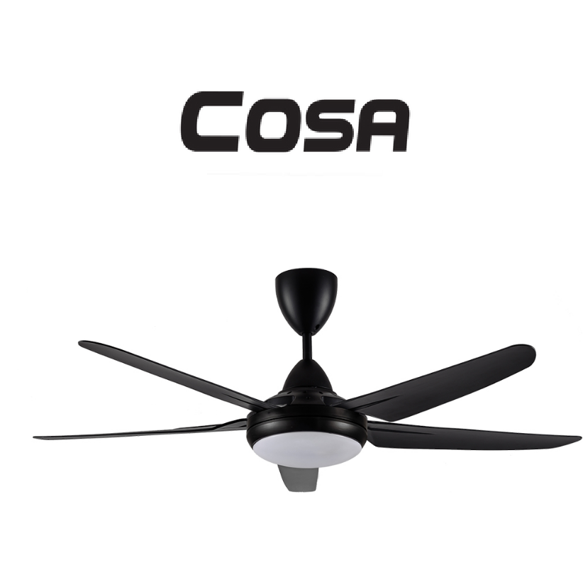 COSA CEILING FAN XPRESS 5B/54 LED-BK