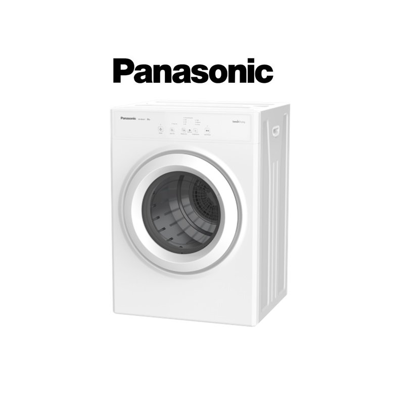 PANASONIC TUMBLE DRYER NH-E80JA1WMY 8KG