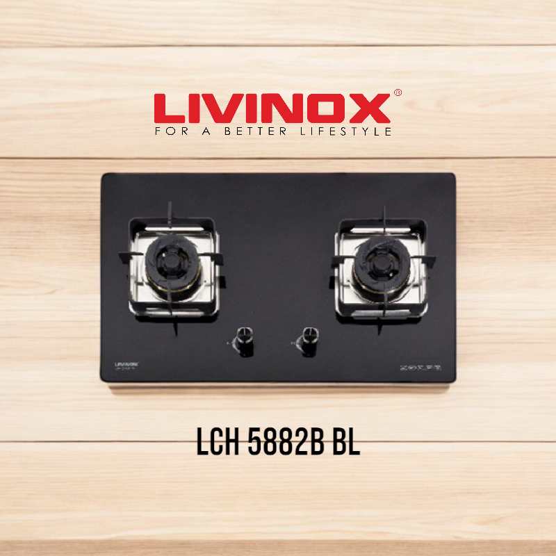 LIVINOX GLASS HOB LGH-588 2B-BL (SAFETY VALVE)