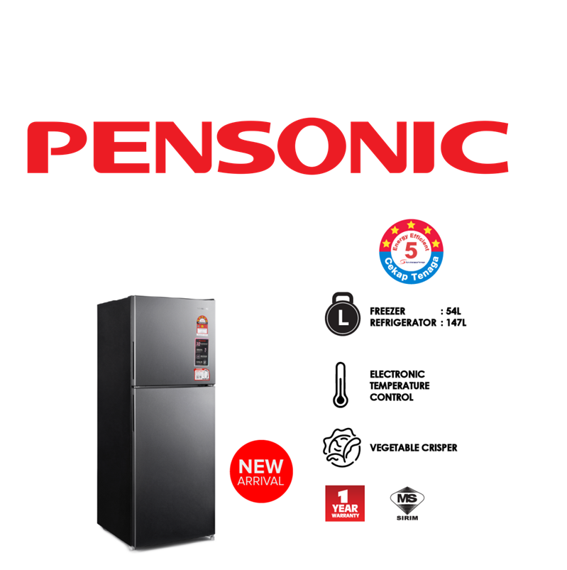PENSONIC REFRIGERATOR PRT-2250 201L